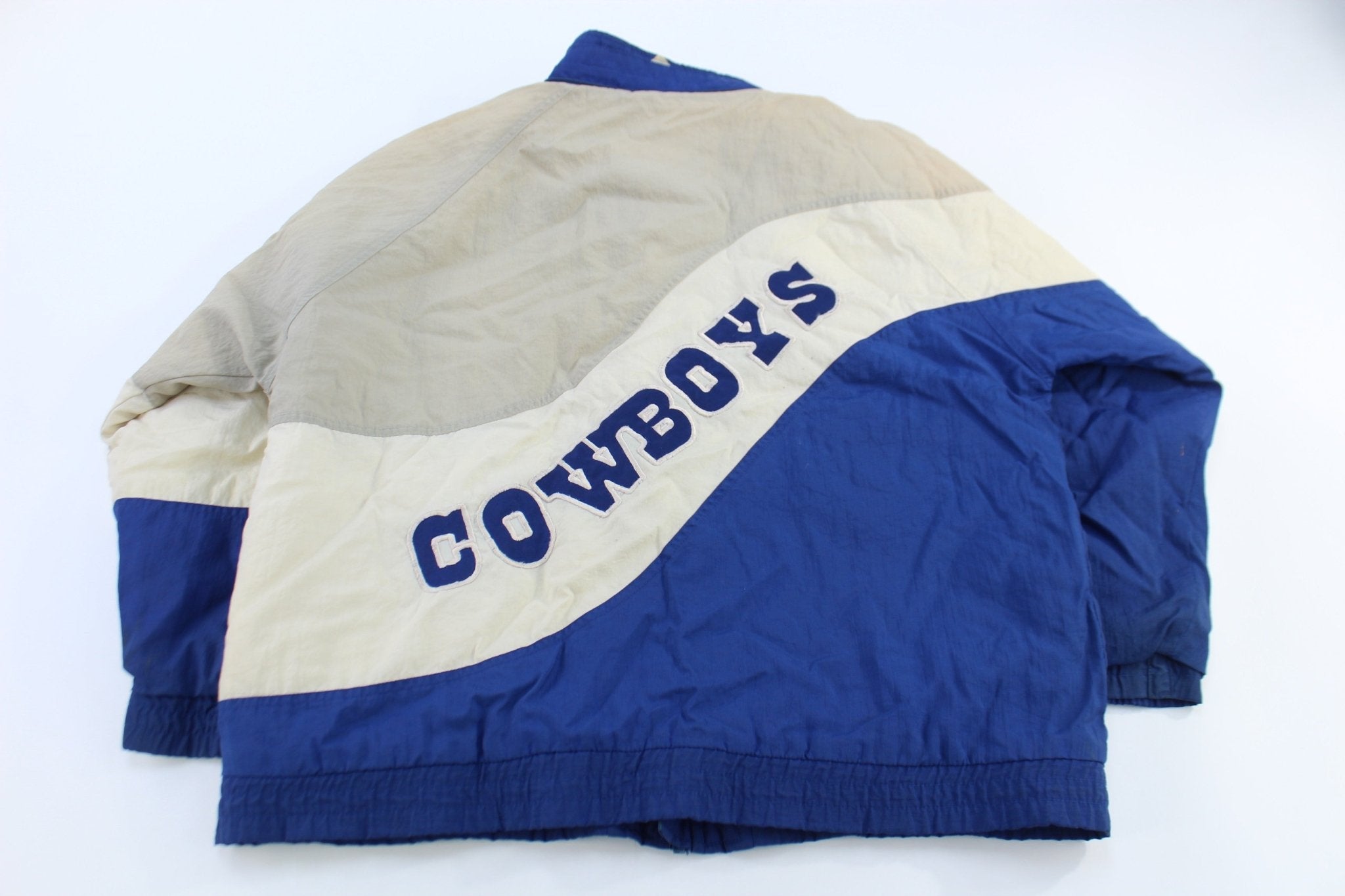 90's Apex One Dallas Cowboys Football Full Zip Puffer Jacket - Jacket - Thrifted Threads