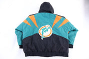 90's Apex One Miami Dolphins Full Zip Jacket - Jacket - Thrifted Threads