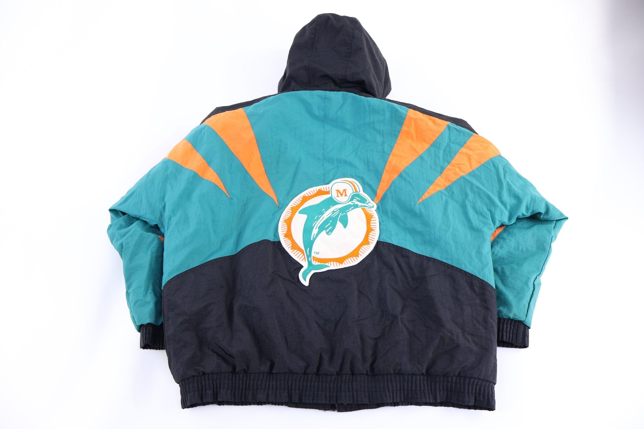 90's Apex One Miami Dolphins Full Zip Jacket - Jacket - Thrifted Threads