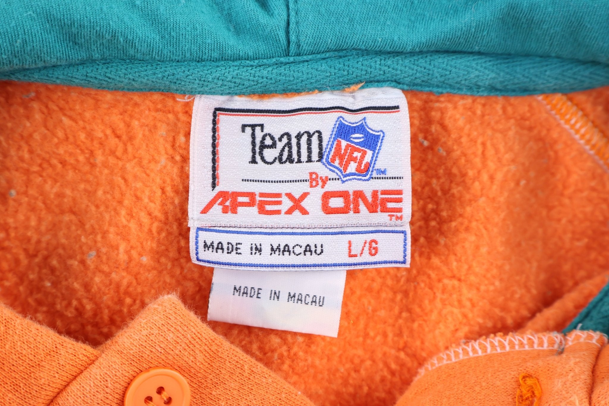 90's Apex One Miami Dolphins Sweatshirt - Jacket - Thrifted Threads