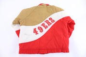 90's Apex One San Francisco 49ers Football Full Zip Puffer Jacket - Jacket - Thrifted Threads