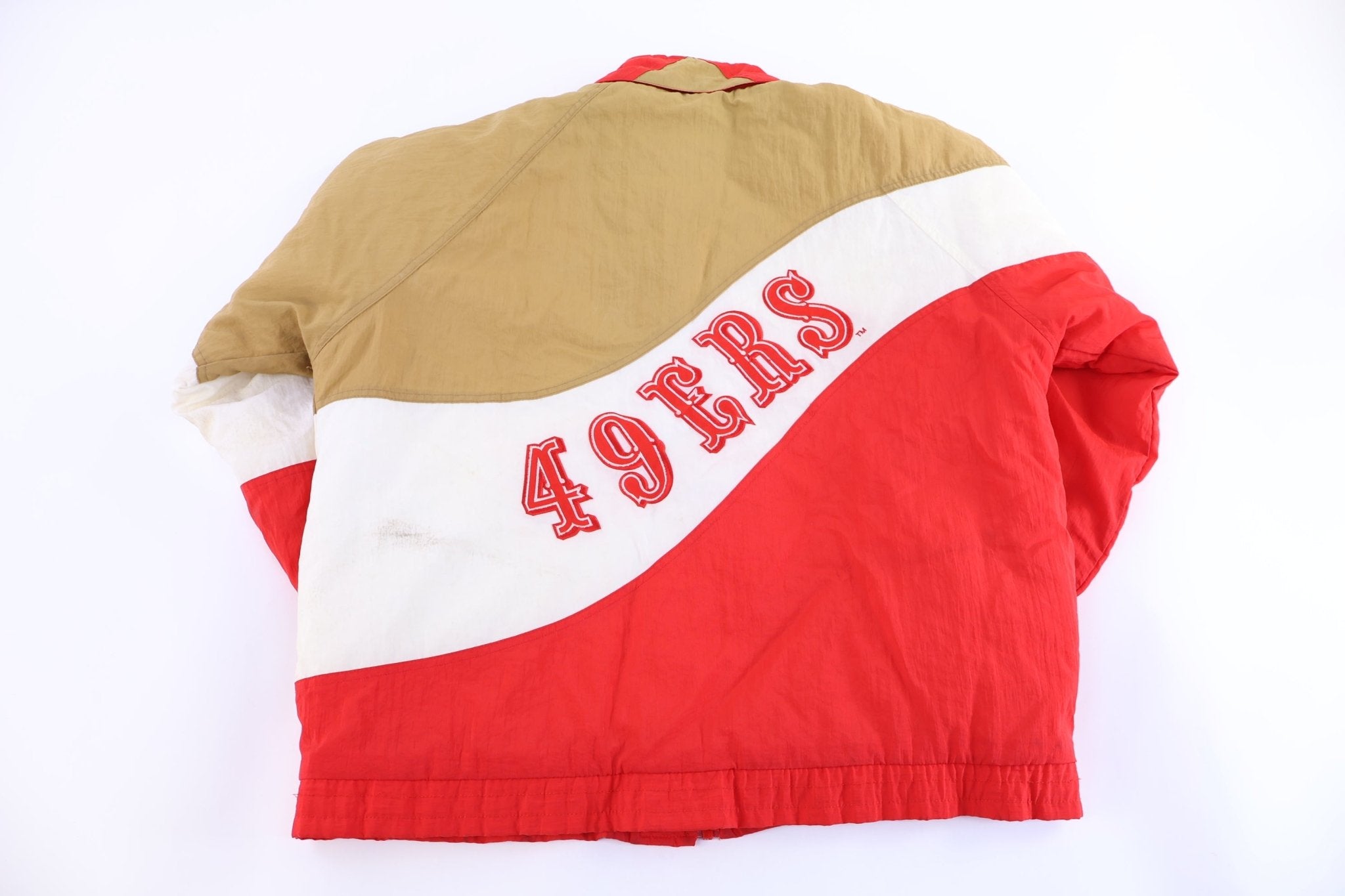 90's Apex One San Francisco 49ers Football Full Zip Puffer Jacket - Jacket - Thrifted Threads