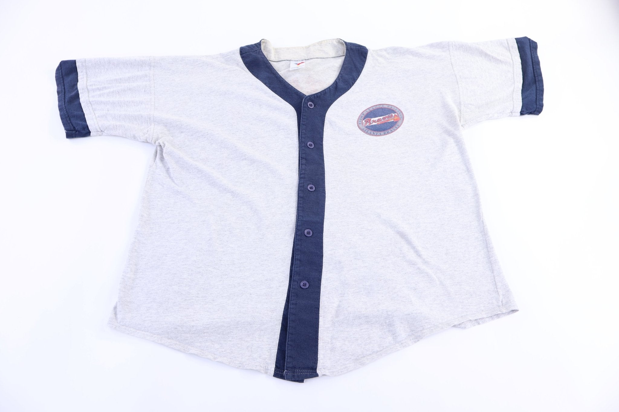 90's Atlanta Braves Baseball Jersey - Jerseys/Tanks - Thrifted Threads