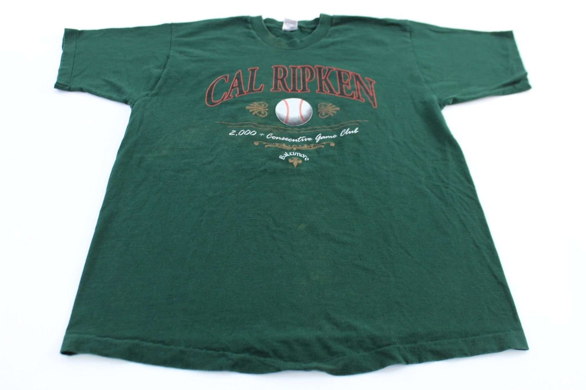 90's Baltimore Orioles Cal Ripken 2000+ Game Club T-Shirt - ThriftedThreads.com