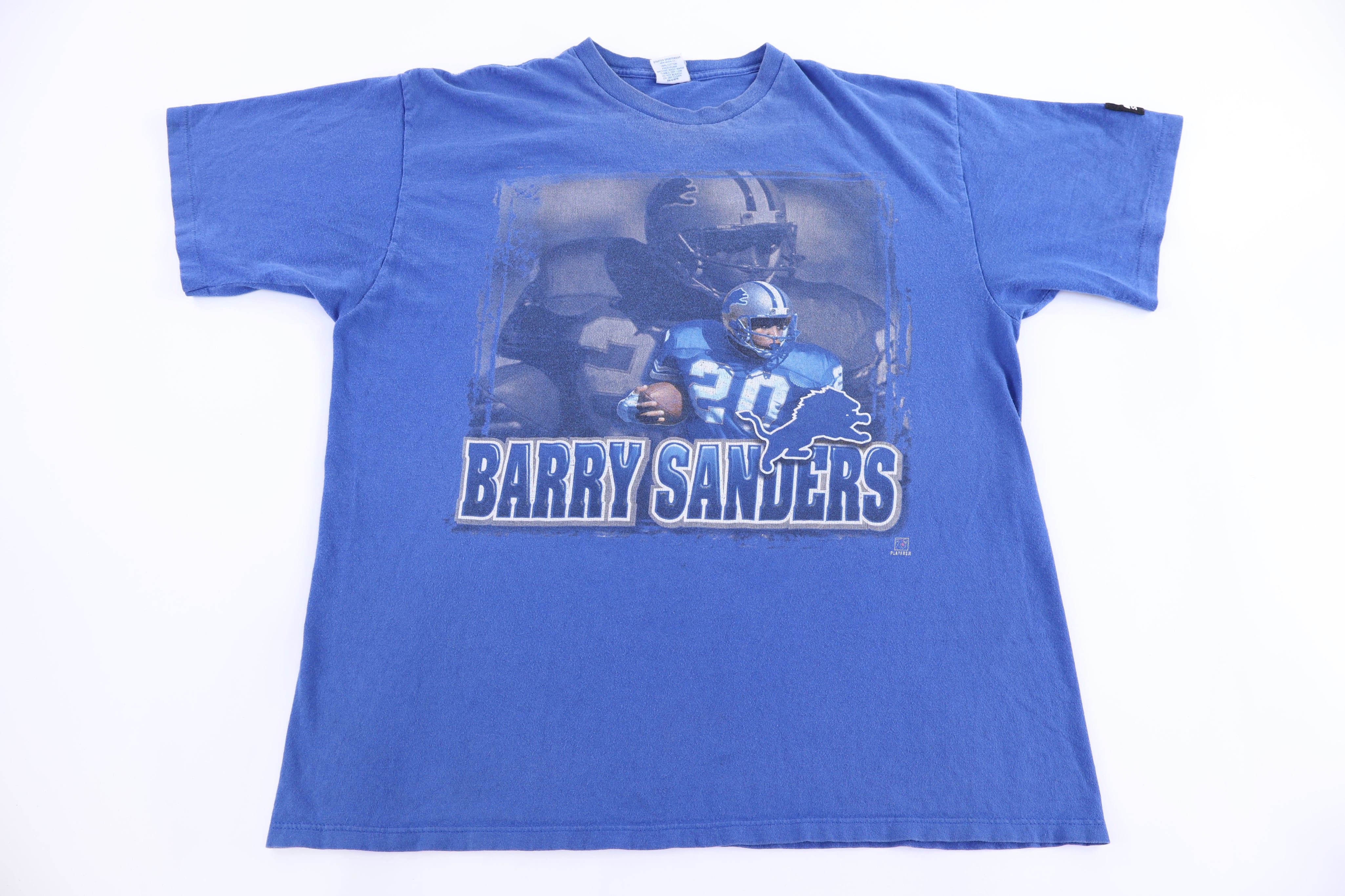 90's Barry Sanders Football T-shirt - Shirts & Tops - Thrifted Threads