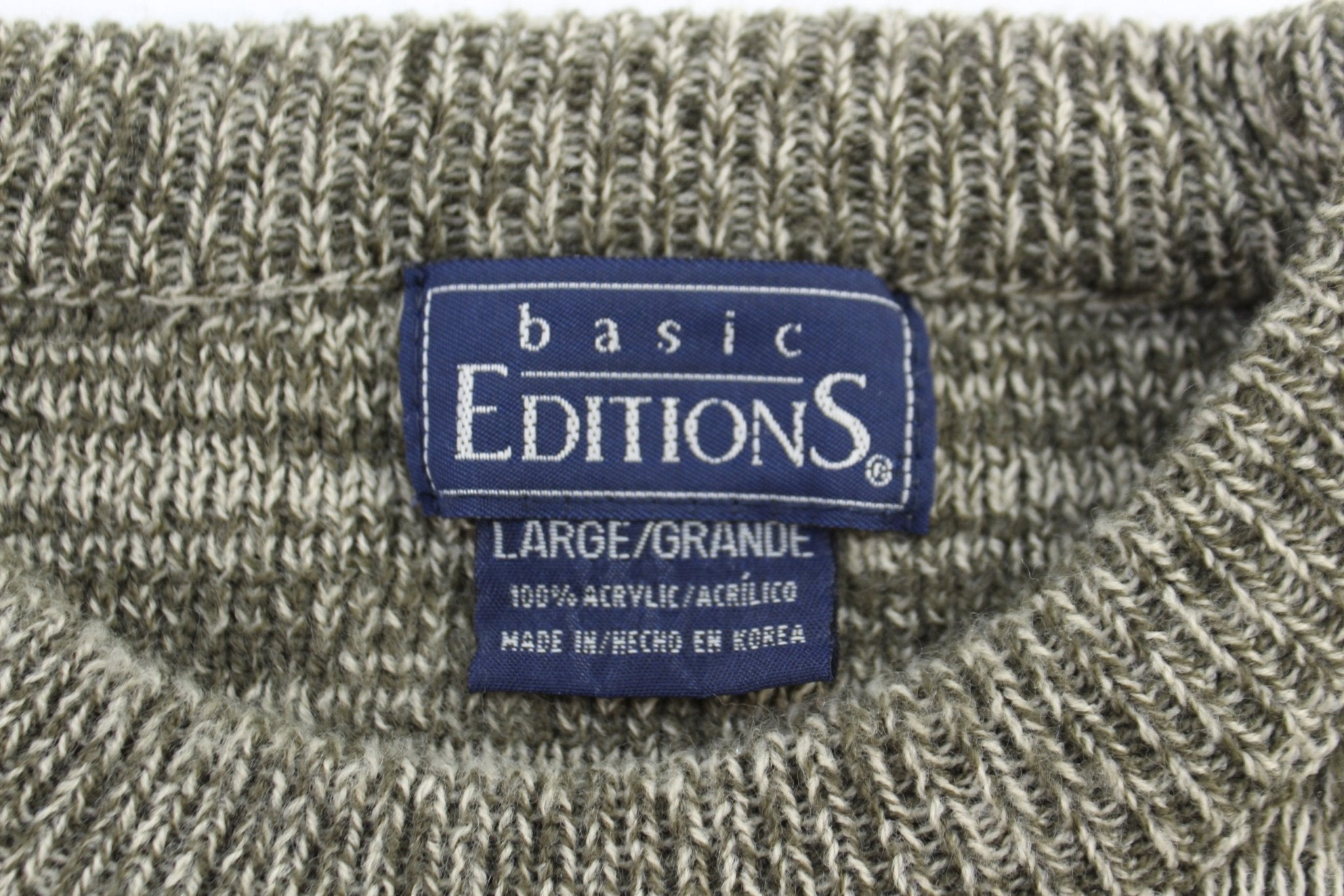 90's Basic Editions Multipatterned Knit Sweater - Sweater - Thrifted Threads