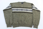 90's Basic Editions Multipatterned Knit Sweater - Sweater - Thrifted Threads