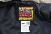 90's Bee - Wild Tan & Green Colorblock Jacket - ThriftedThreads.com