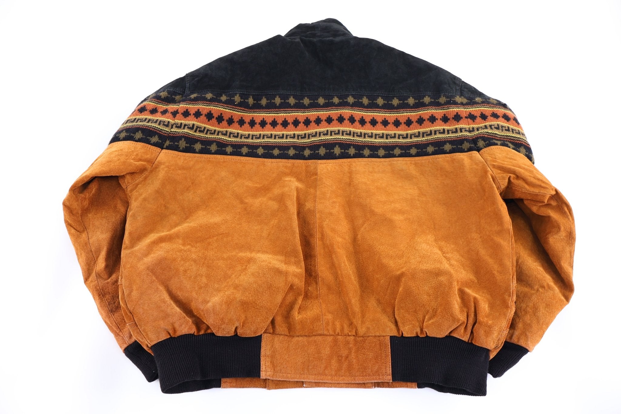 90's Berto Lucci Creazione Leather Suede Jacket - Jacket - Thrifted Threads