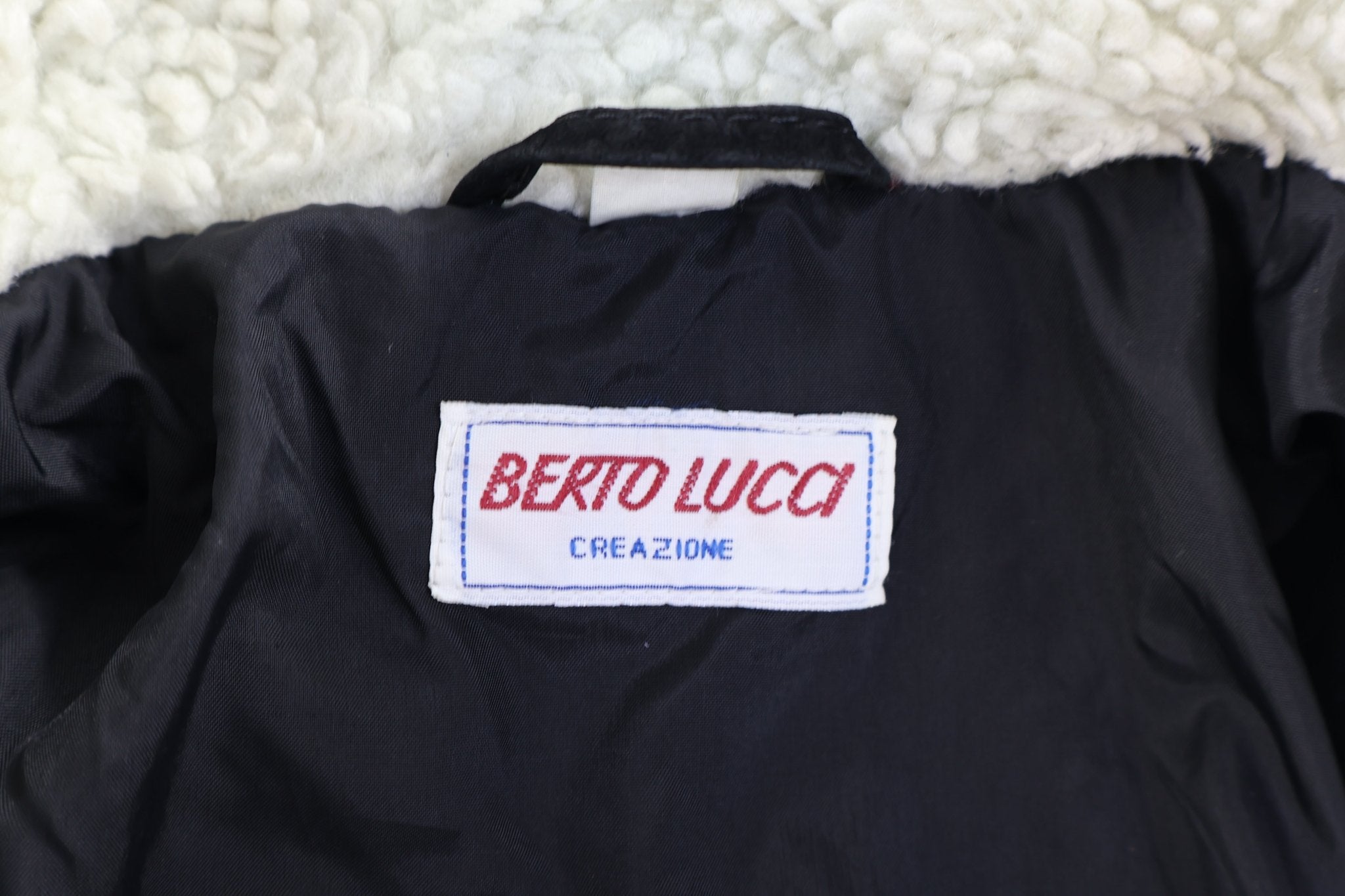 90's Berto Lucci Creazione Leather Suede Jacket - Jacket - Thrifted Threads