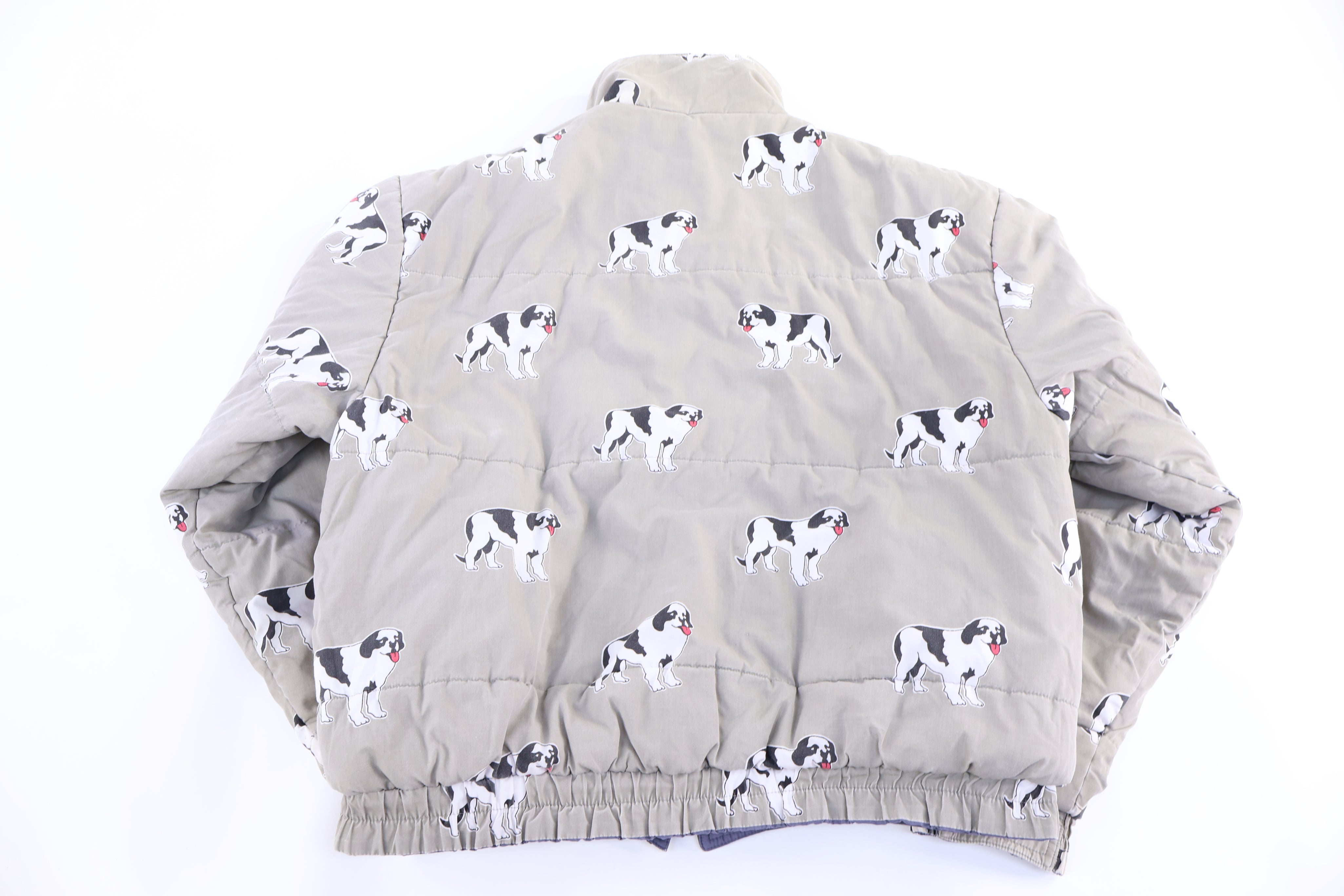 90's Big Dogs Full Zip Reversible Puffer Jacket - Jacket - Thrifted Threads