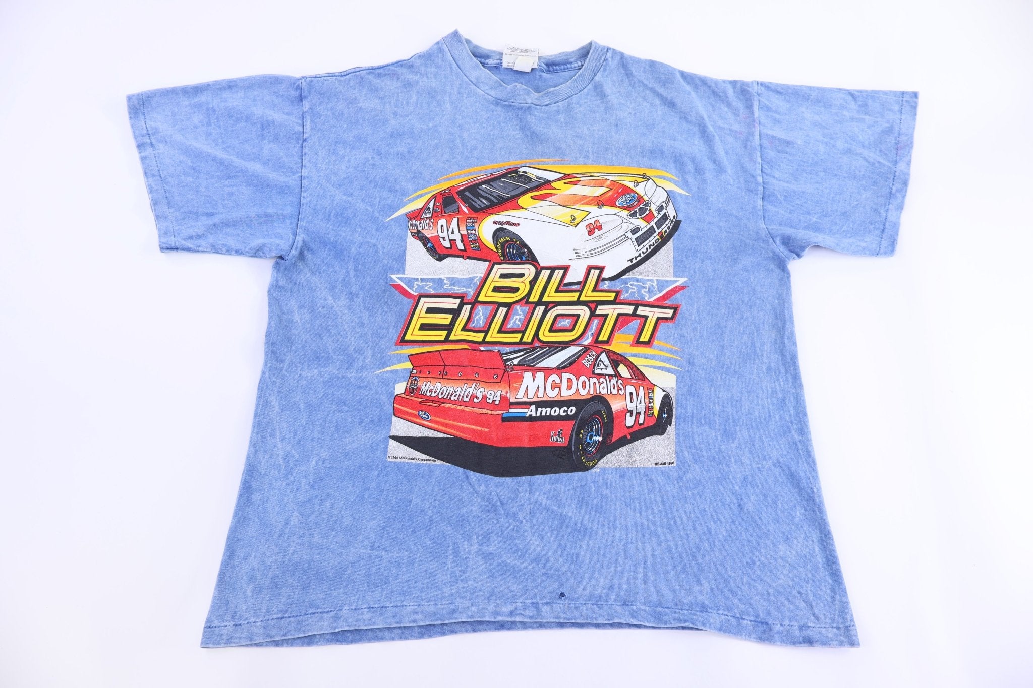90's Bill Elliot Racing Graphic T-shirt - Shirts & Tops - Thrifted Threads