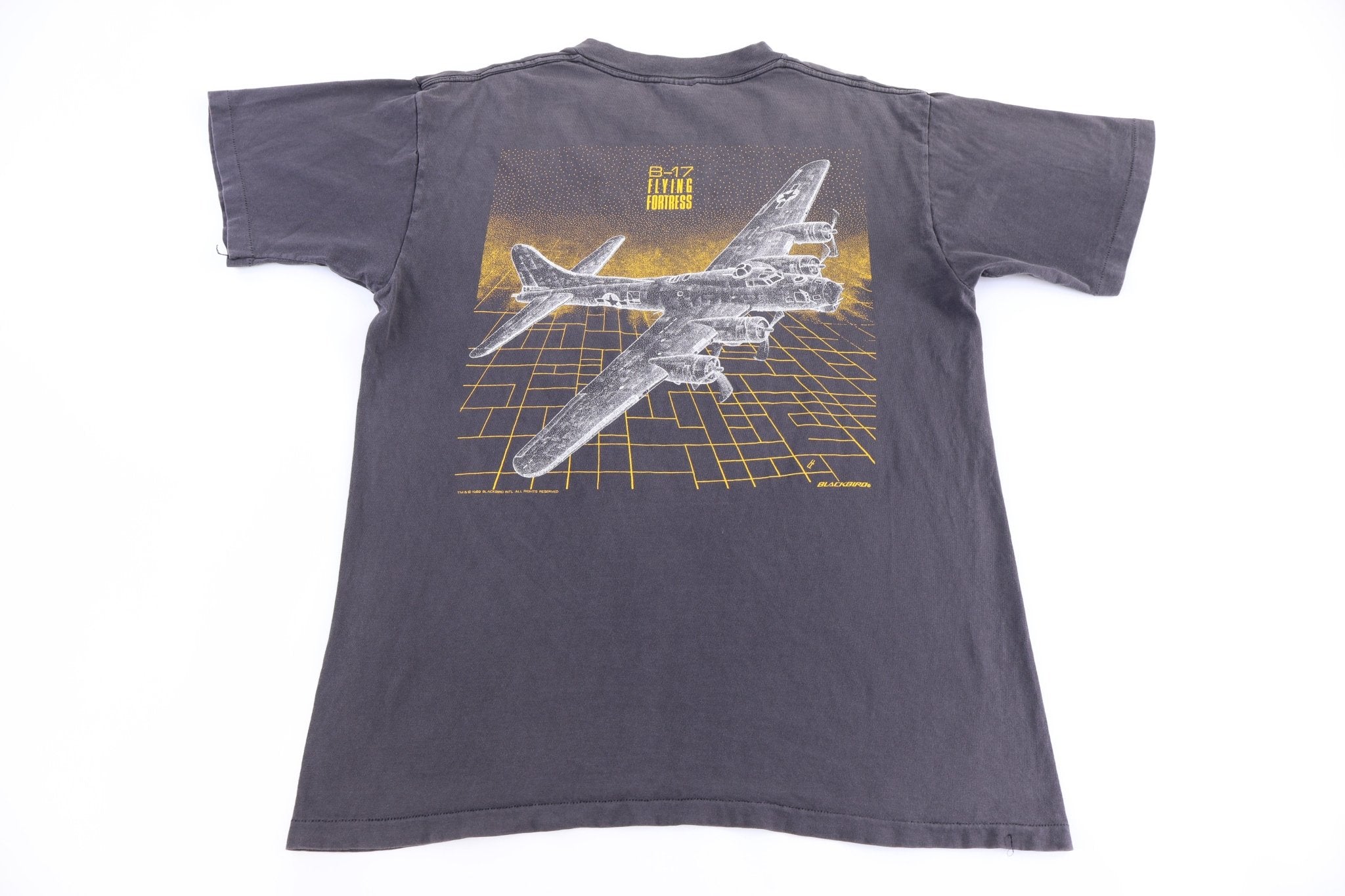 90's Blackbird Flight B-17 Graphic T-shirt - Shirts & Tops - Thrifted Threads