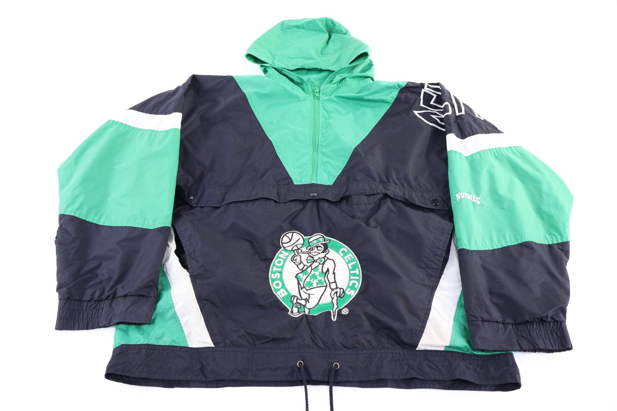 90's Boston Celtics Basketball Jacket - Jacket - Thrifted Threads