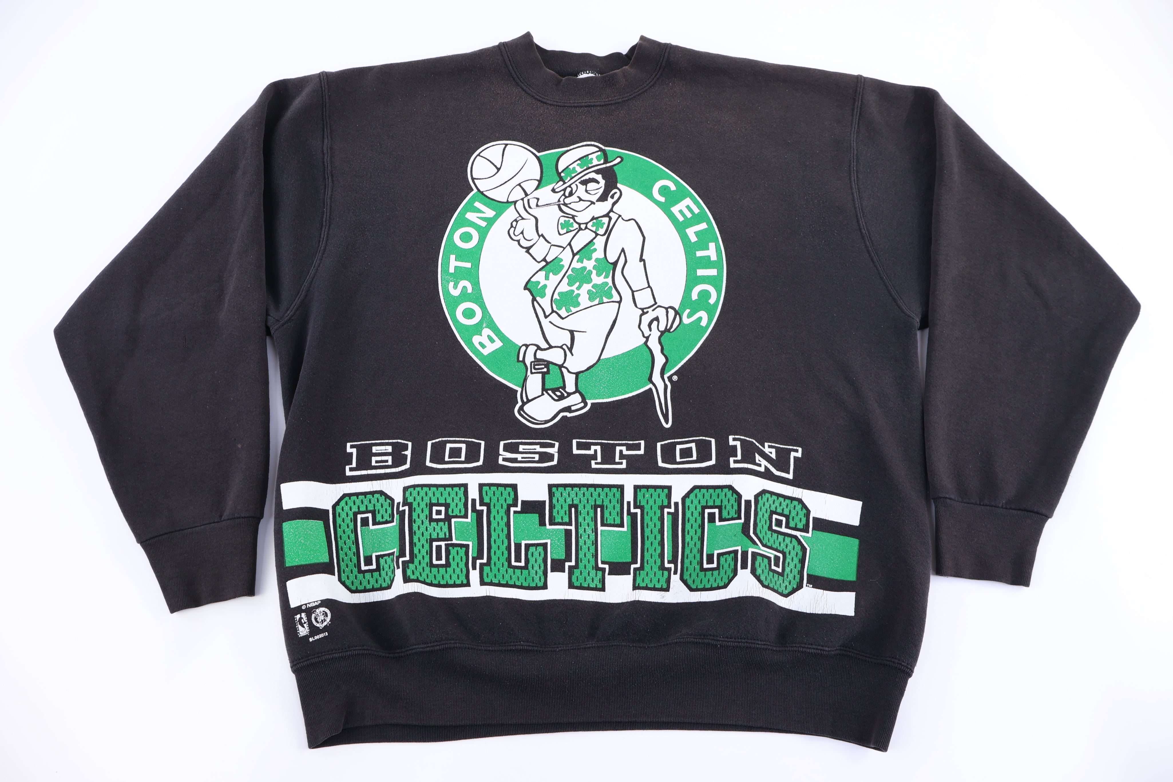 90's Boston Celtics Basketball Sweatshirt - Sweatshirt - Thrifted Threads