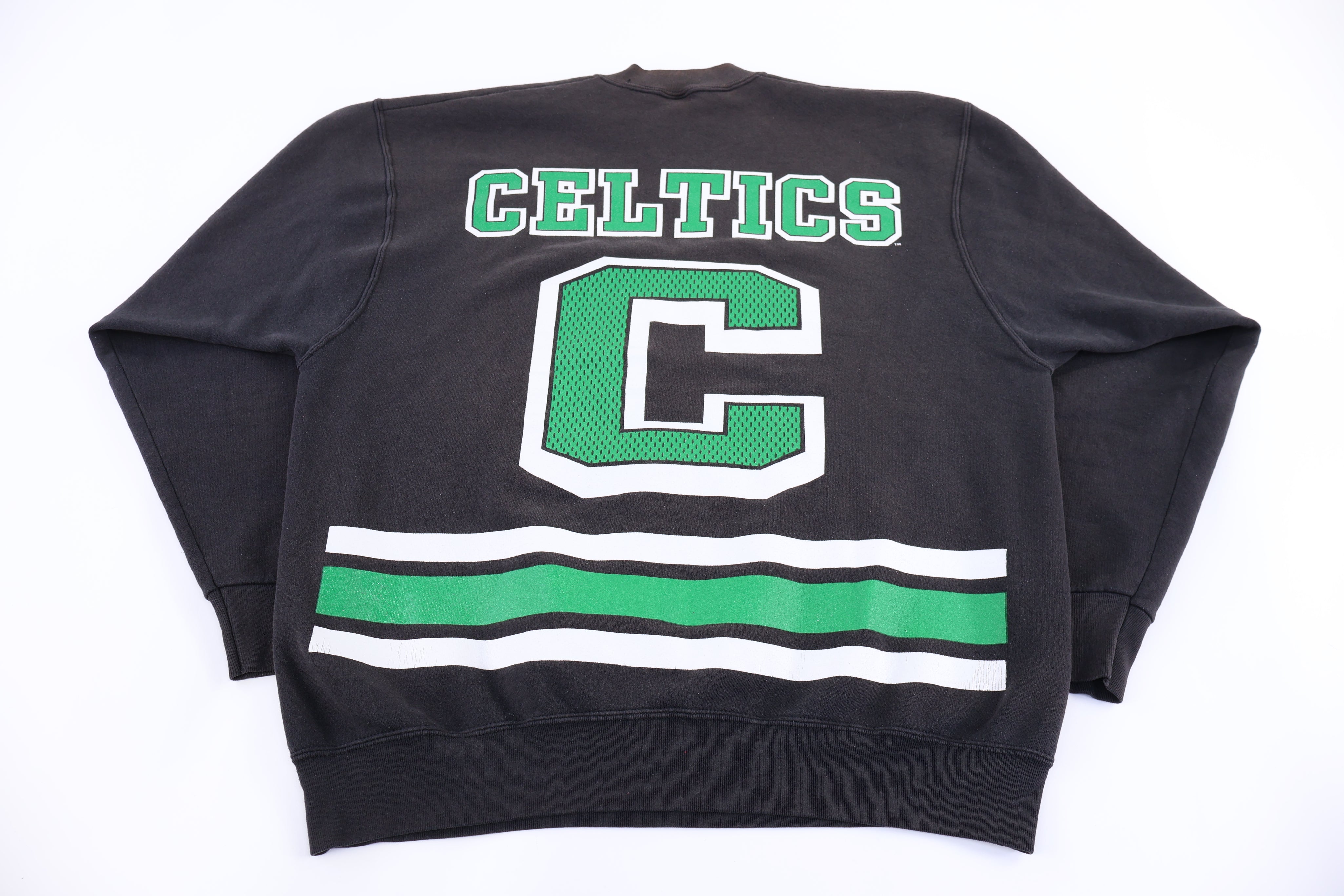 90's Boston Celtics Basketball Sweatshirt - Sweatshirt - Thrifted Threads