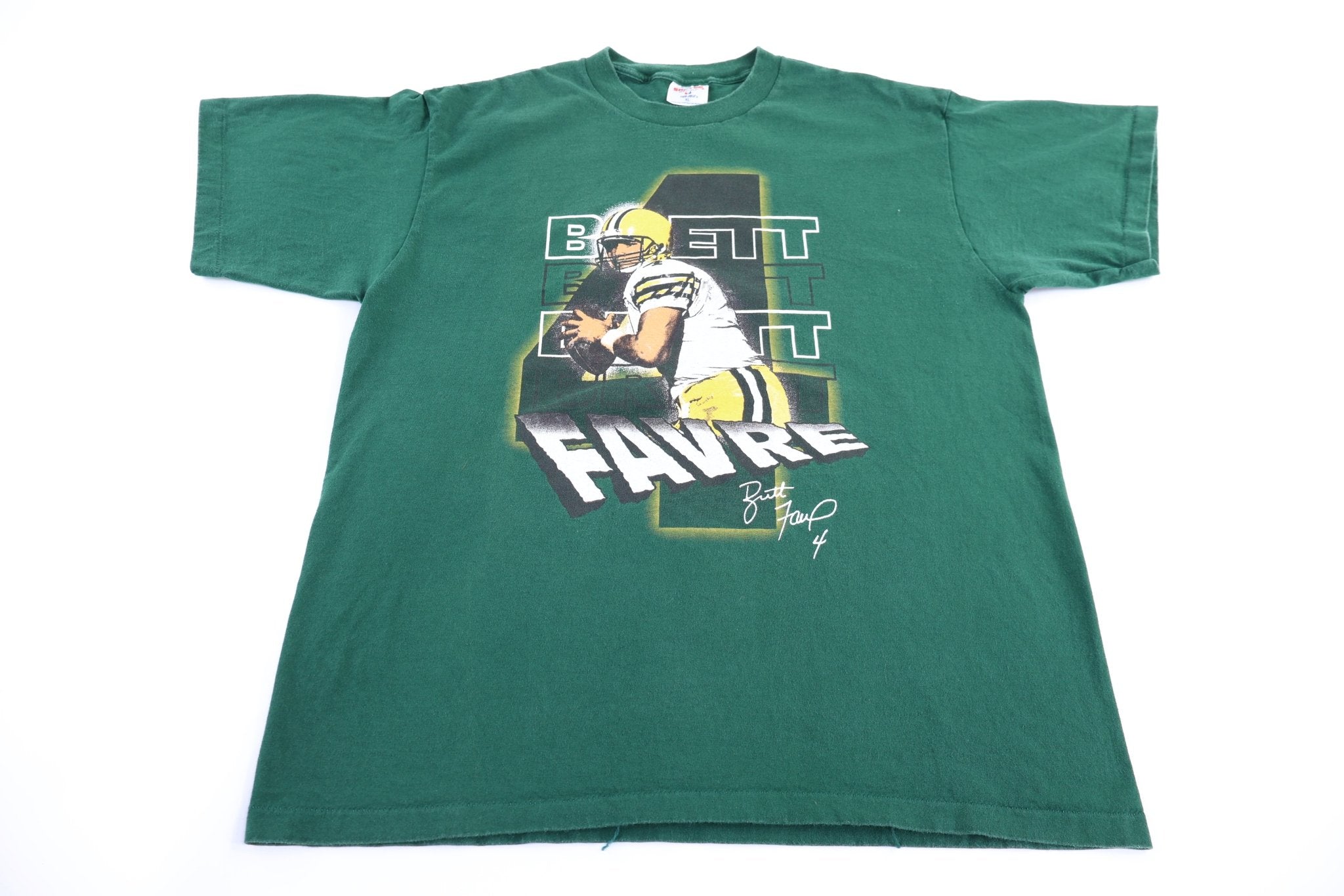 90's Brett Favre Green Bay Packers T-shirt - Shirts & Tops - Thrifted Threads