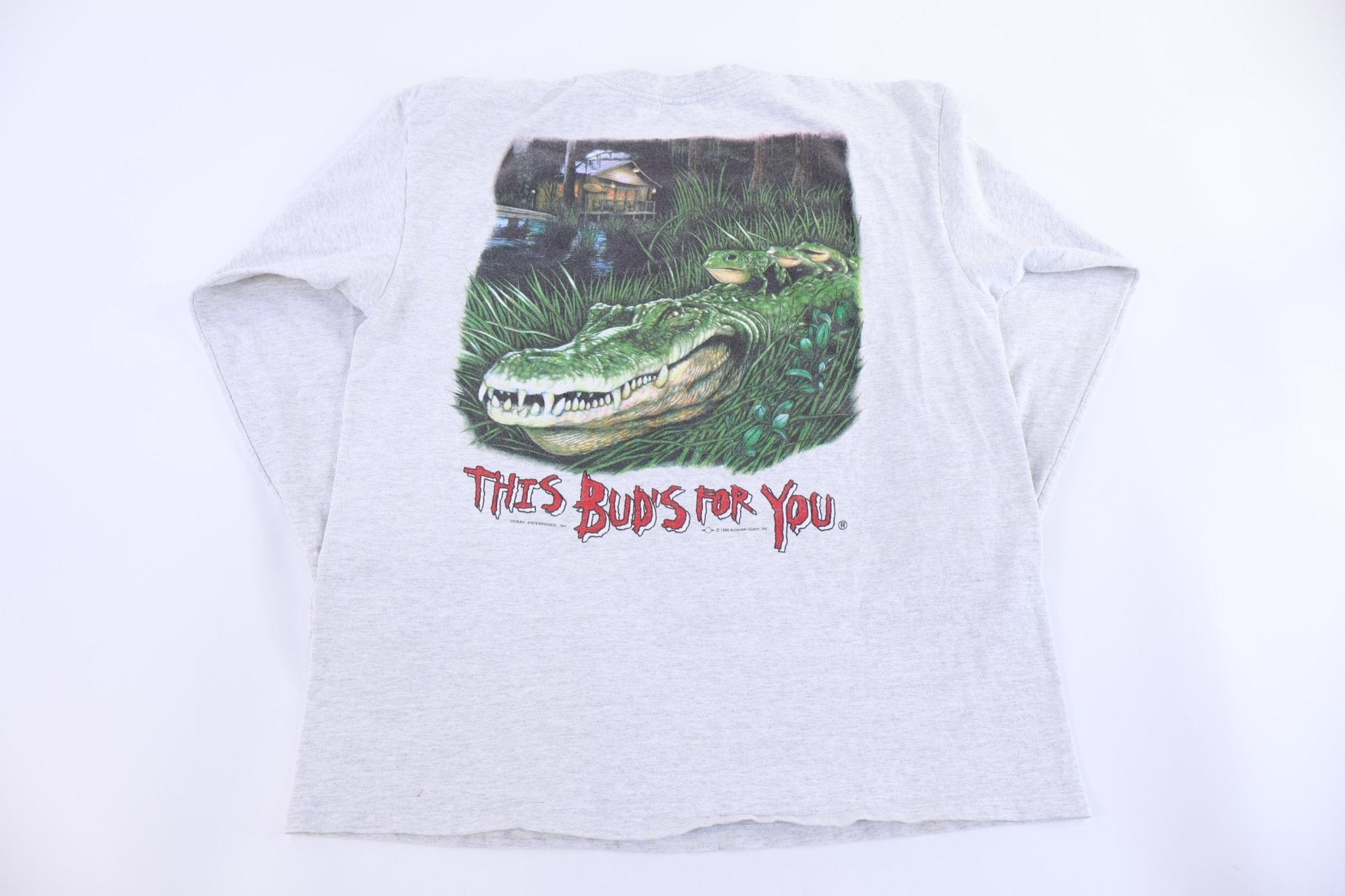 90's Budweiser This Bud's For Your LS T-shirt - Shirts & Tops - Thrifted Threads