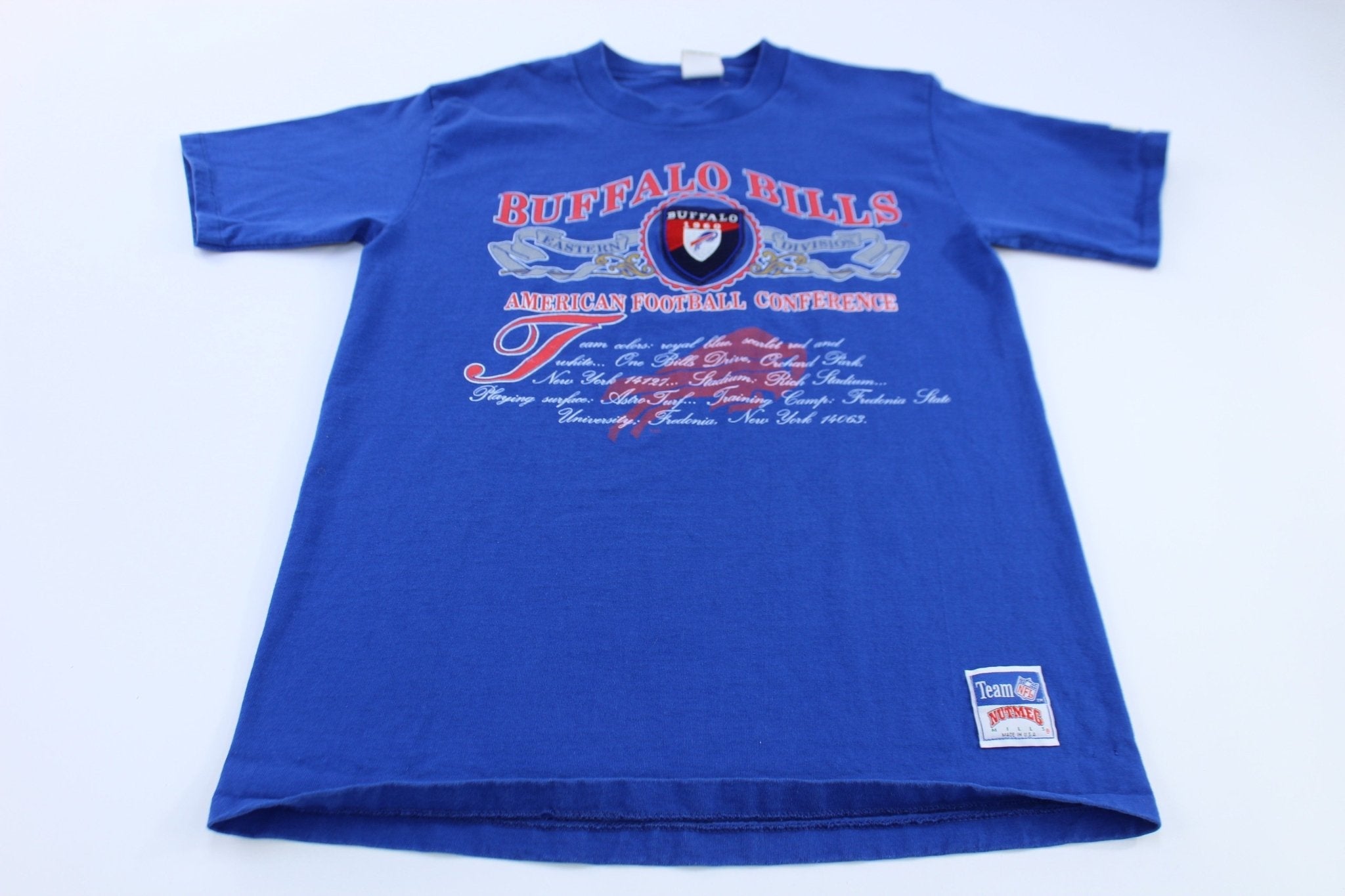 90's Buffalo Bills Football Eastern Division Nutmeg T-shirt - Shirts & Tops - Thrifted Threads
