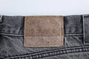 90's Bugle Boy Black Wash Denim Shorts - ThriftedThreads.com