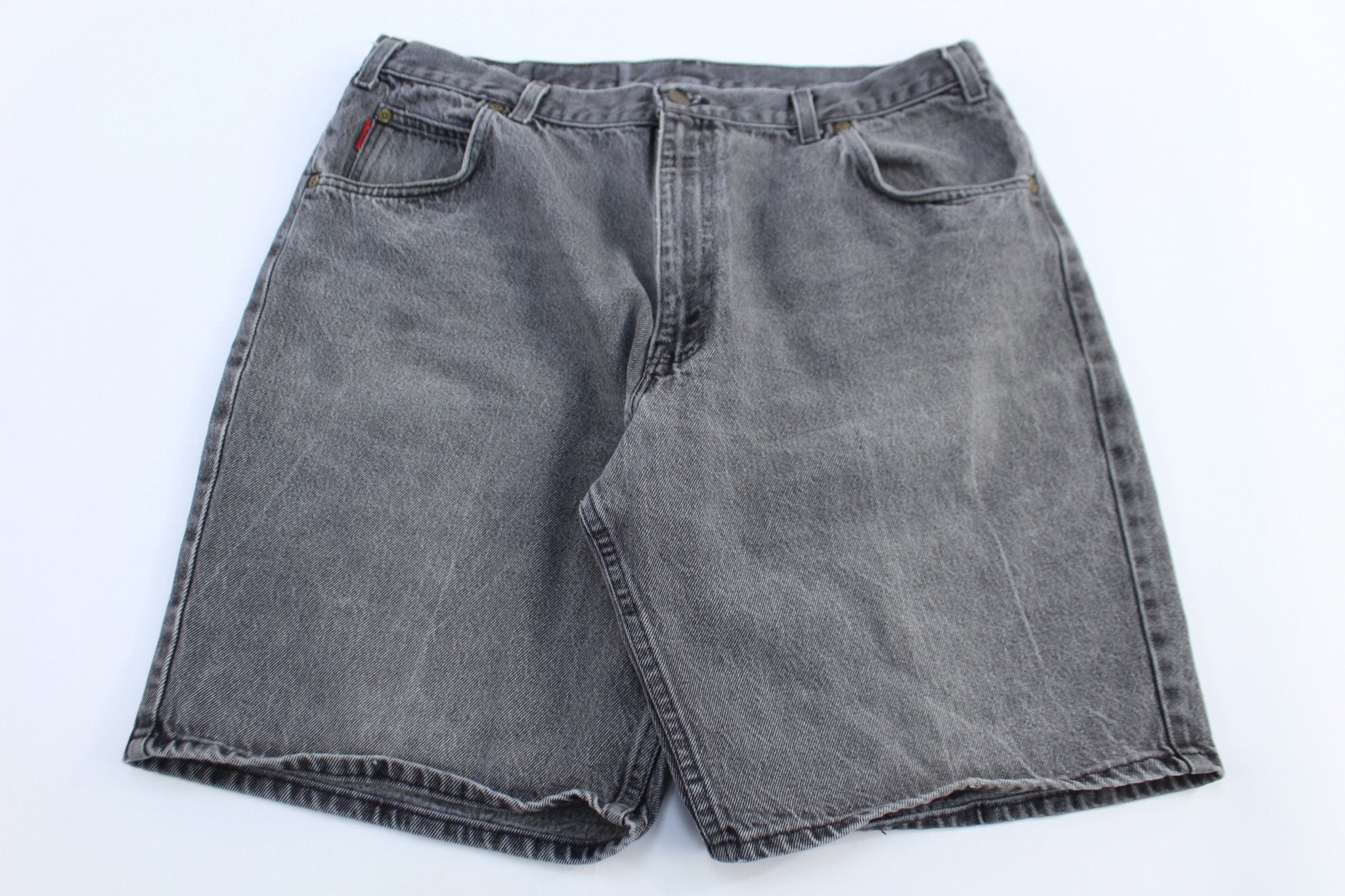 90's Bugle Boy Black Wash Denim Shorts - Pants/Shorts - Thrifted Threads