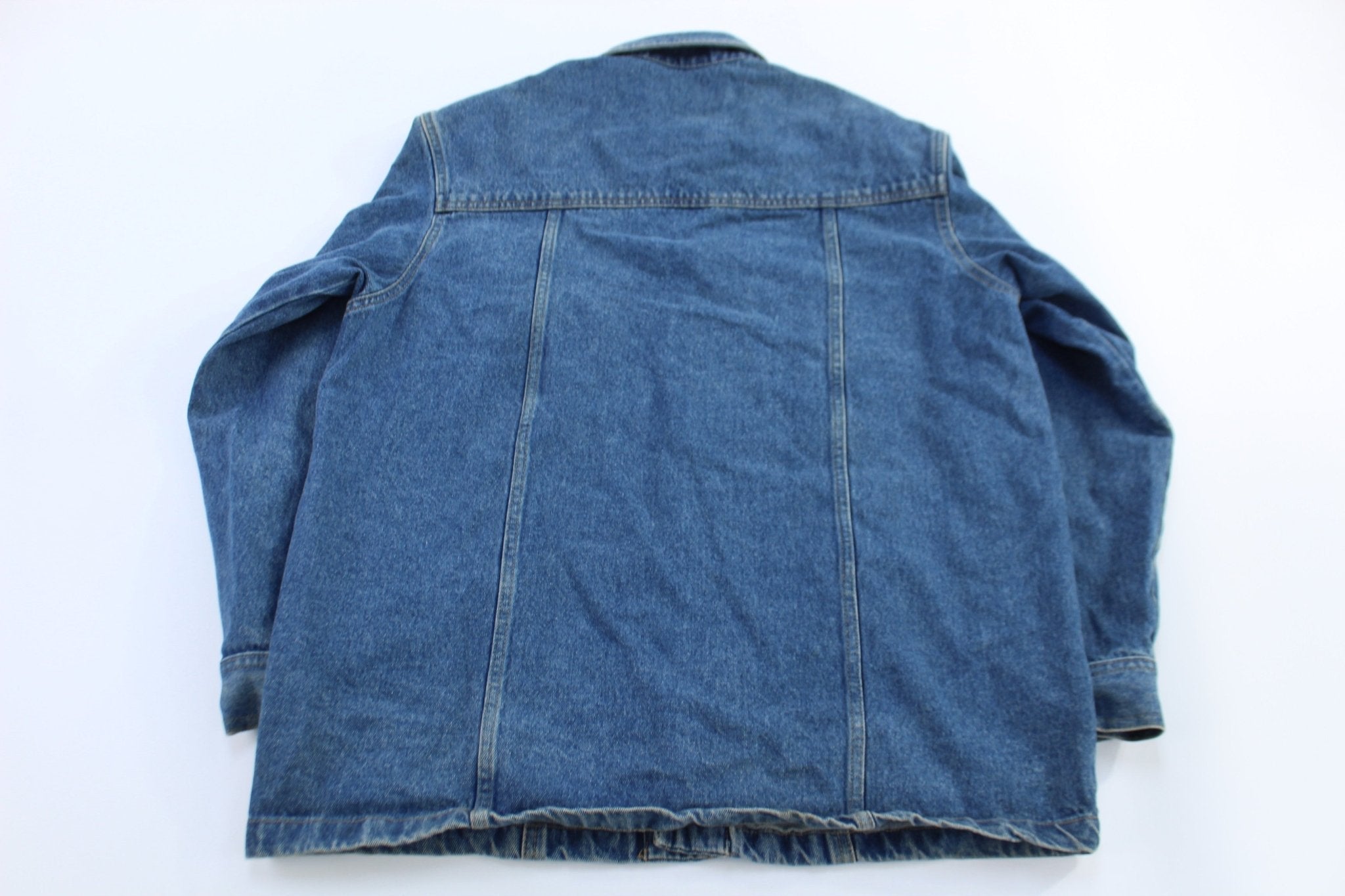 90's Bugle Boy Dark Wash Denim Jacket - Jacket - Thrifted Threads
