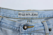 90's Bugle Boy Light Wash Denim Shorts - ThriftedThreads.com