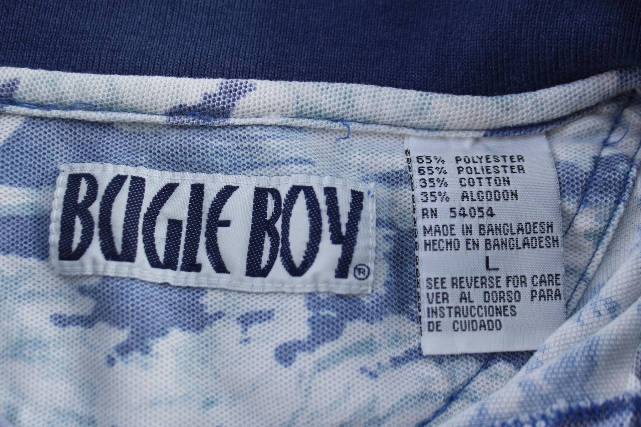 90's Bugle Boy Seaside Themed Button Up - Button Up - Thrifted Threads