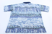 90's Bugle Boy Seaside Themed Button Up - Button Up - Thrifted Threads