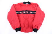 90's Cal Craft Red Multipattern Bomber Jacket - Jacket - Thrifted Threads
