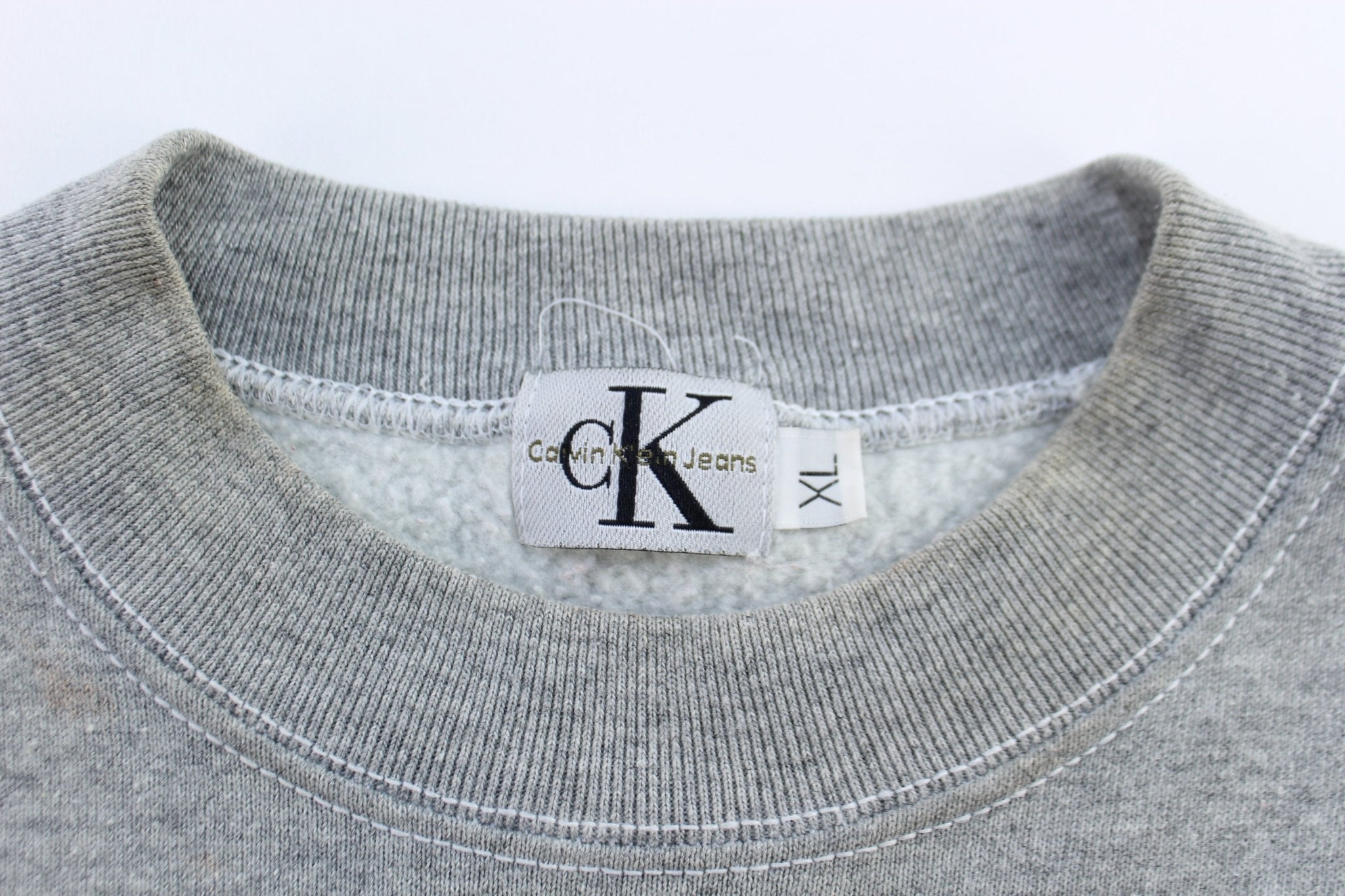 90's Calvin Klein Jeans Embroidered Sweatshirt - Sweatshirt - Thrifted Threads