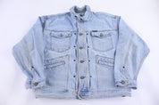 90's Calvin Klein Light Wash Denim Jacket - Jacket - Thrifted Threads
