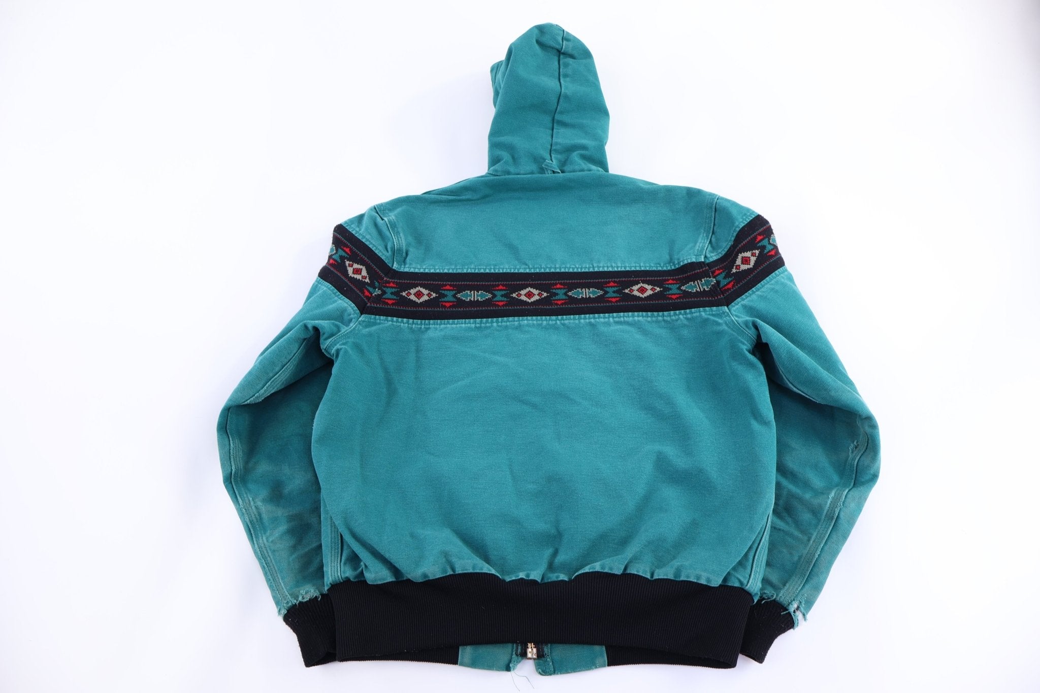 90's Carhartt Aztec Pattern Full Zip Jacket - Jacket - Thrifted Threads