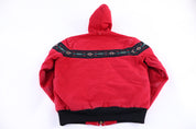 90's Carhartt Aztec Pattern Red Full Zip Jacket - Jacket - Thrifted Threads