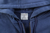 90’s Carhartt Embroidered Navy Blue Zip Up Jacket - ThriftedThreads.com