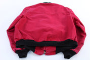 90's Carhartt Logo Patch Red Santa Fe Zip Up Jacket - ThriftedThreads.com