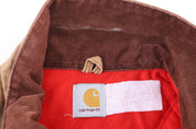 90's Carhartt Logo Patch Tan Santa Fe Jacket - Jacket - Thrifted Threads