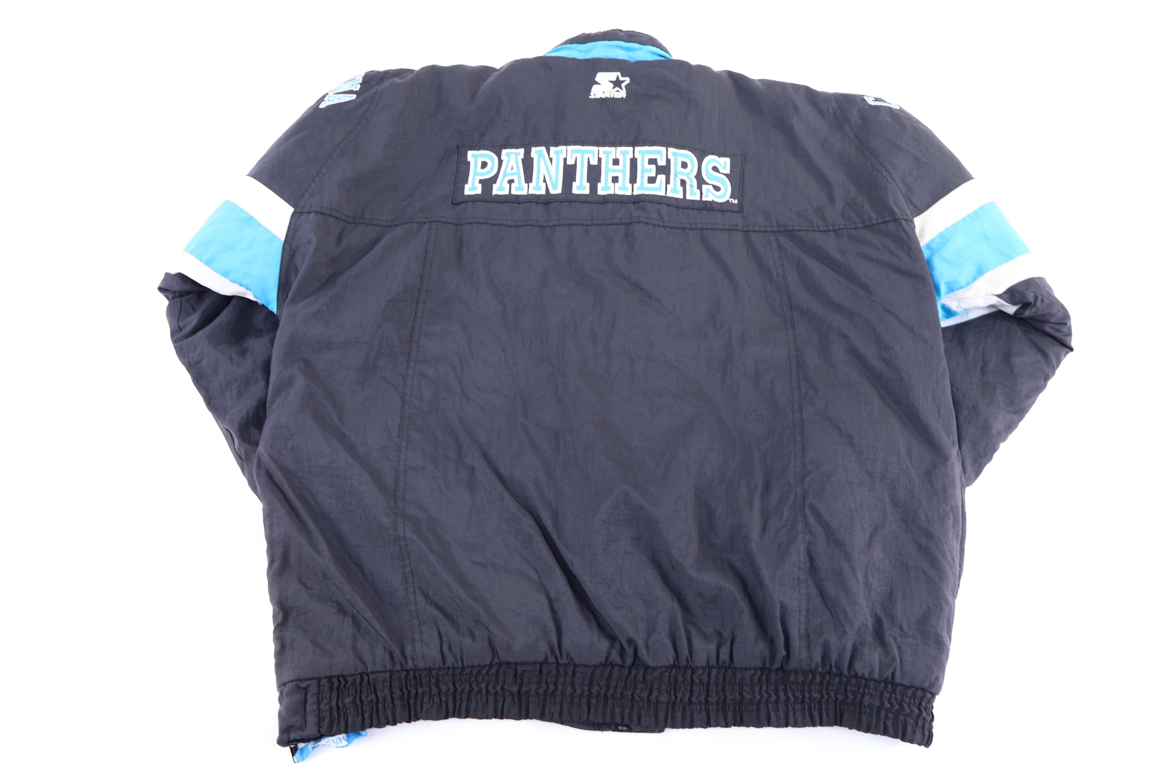 90's Carolina Panthers Football Full Zip Jacket - jacket - Thrifted Threads