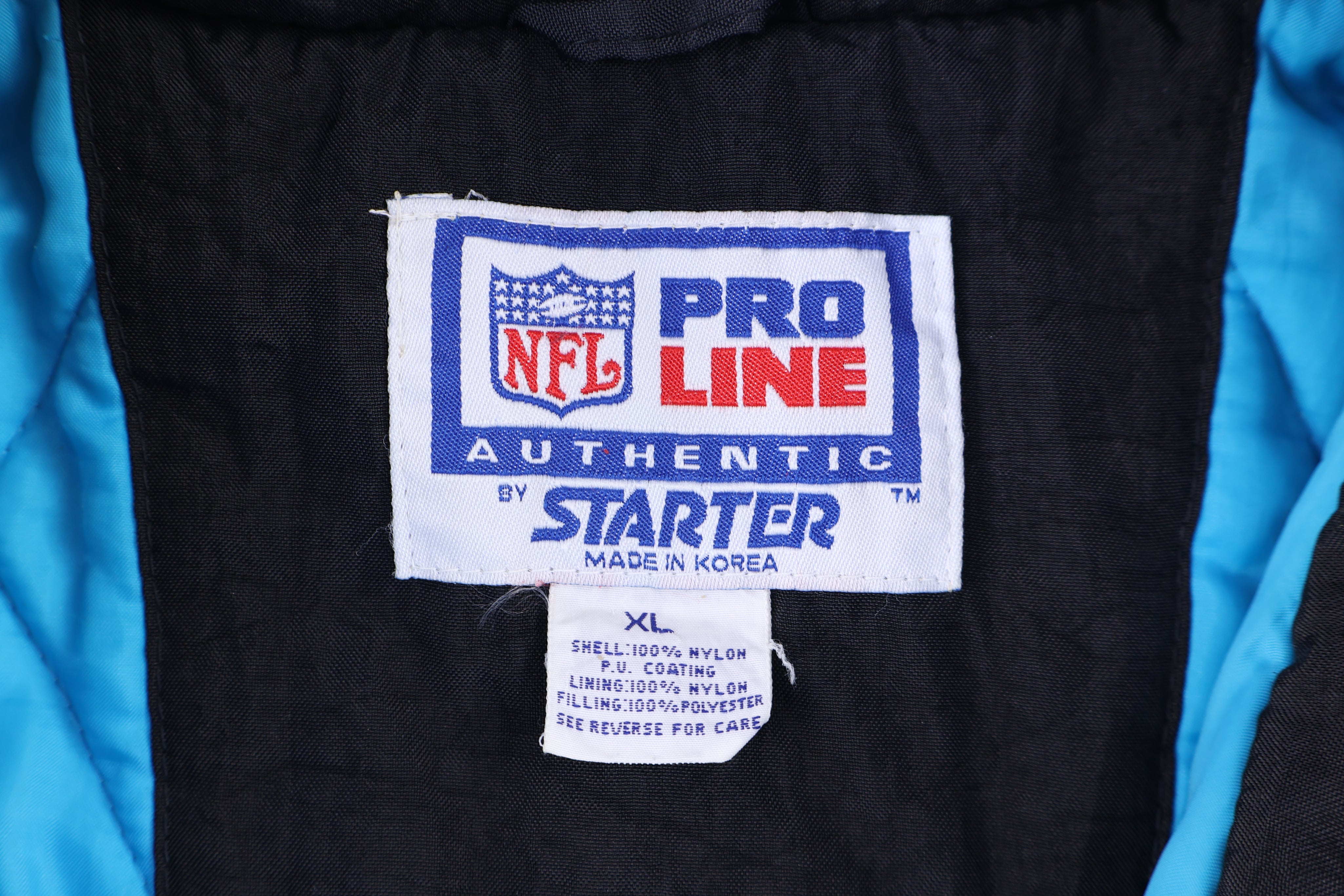 90's Carolina Panthers Football Full Zip Jacket - jacket - Thrifted Threads