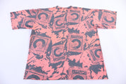 90's Catch It Surf All Over Graphic T-shirt - Shirts & Tops - Thrifted Threads