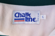 90's Chalk Line Miami Dolphins Football Bomber Jacket - Jacket - Thrifted Threads
