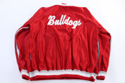 90's Champion Bulldogs Satin Jacket - Jacket - Thrifted Threads