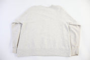 90's Champion Embroidered Logo Cream Sweatshirt - Sweatshirt - Thrifted Threads