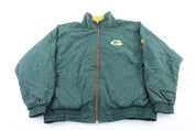 90’s Champion Embroidered Logo Green Bay Packers Zip Up Jacket - ThriftedThreads.com