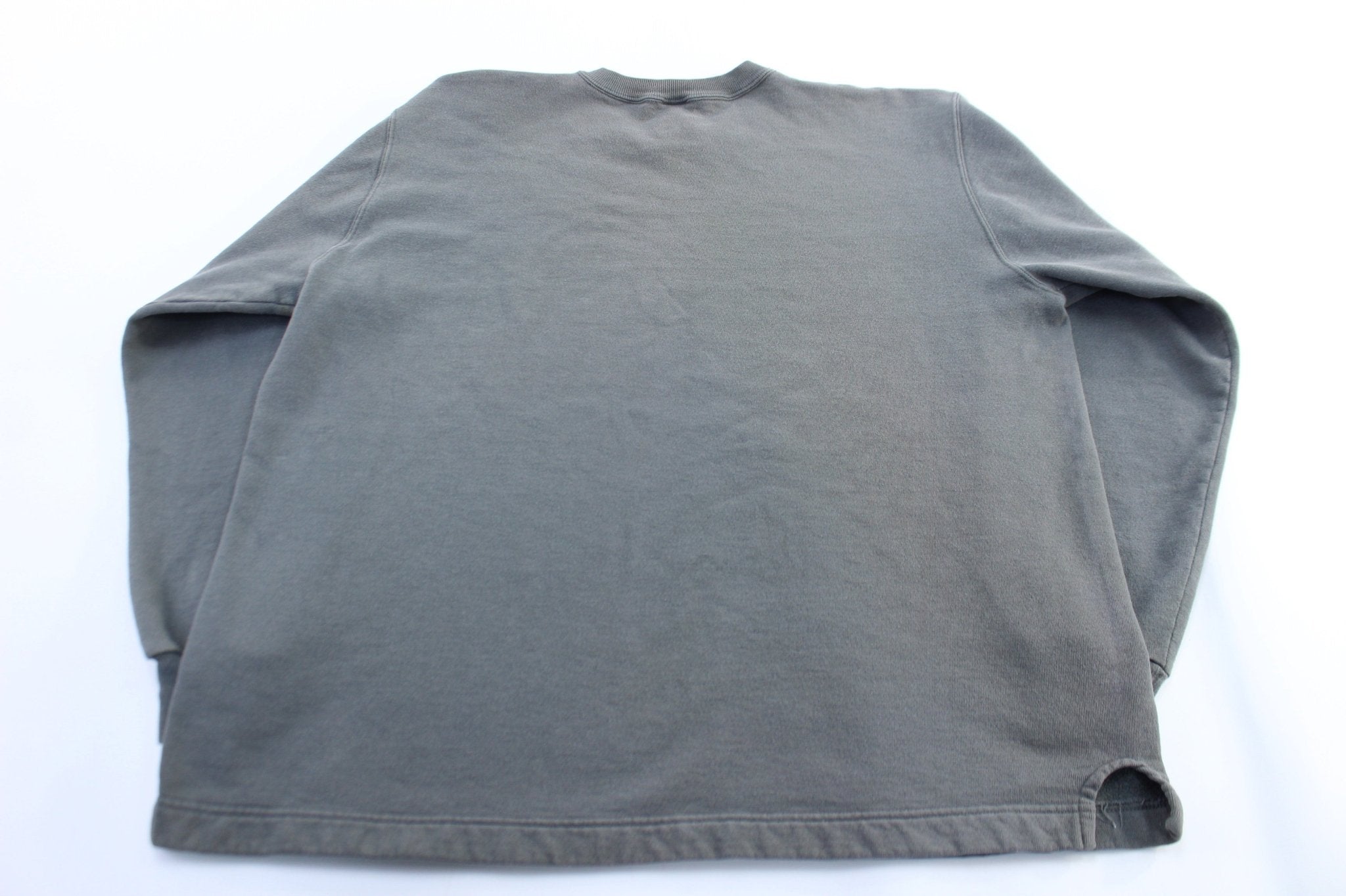 90's Champion Embroidered Logo Green Sweatshirt - ThriftedThreads.com