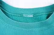 90's Champion Embroidered Logo Green Sweatshirt - Sweatshirt - Thrifted Threads