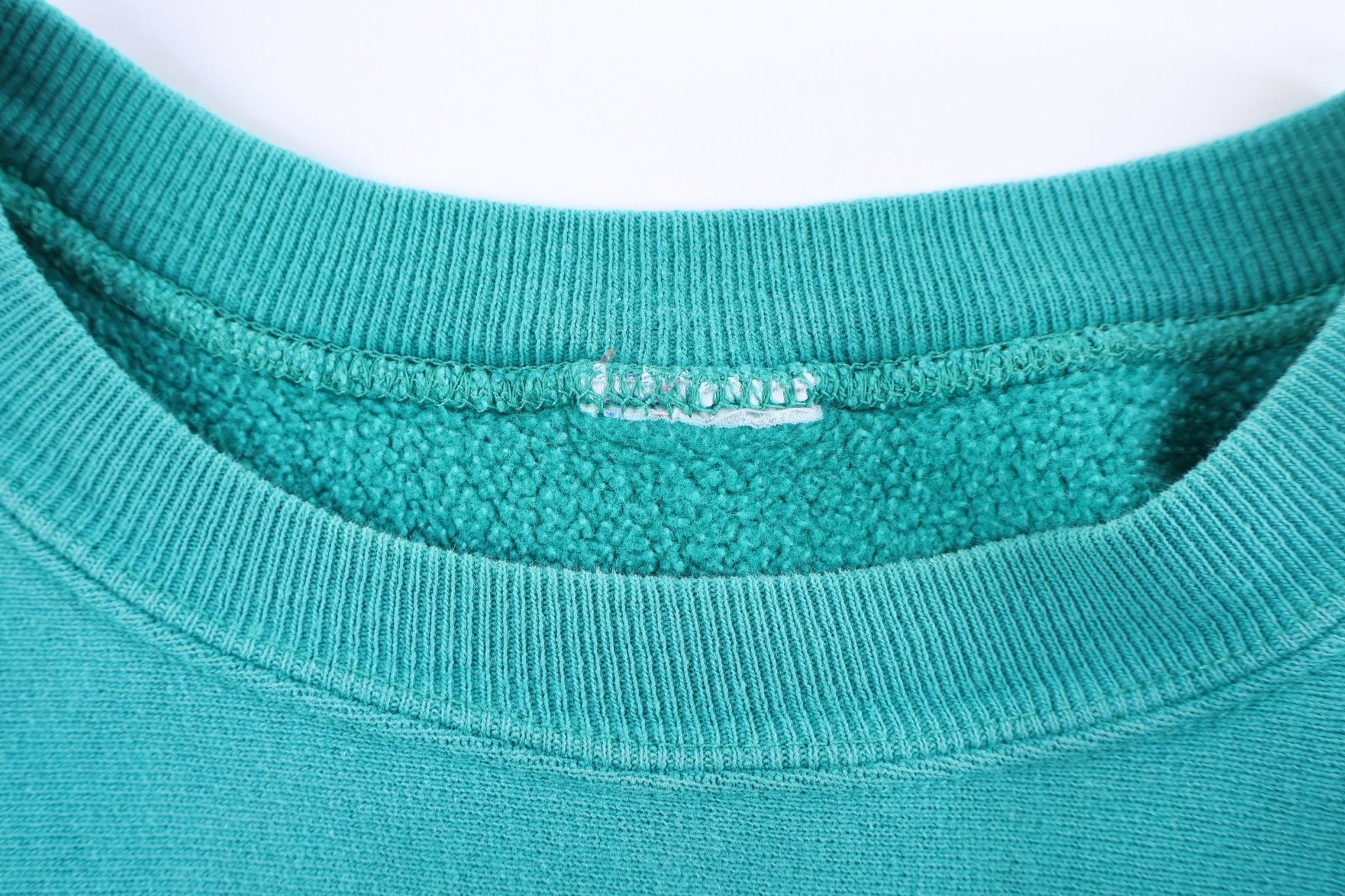 90's Champion Embroidered Logo Green Sweatshirt - Sweatshirt - Thrifted Threads
