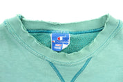 90's Champion Embroidered Logo Green Sweatshirt - Sweatshirts - Thrifted Threads