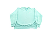 90's Champion Embroidered Logo Green Sweatshirt - Sweatshirts - Thrifted Threads