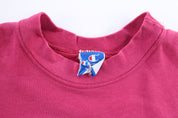 90's Champion Embroidered Logo Pink Sweatshirt - Sweatshirt - Thrifted Threads